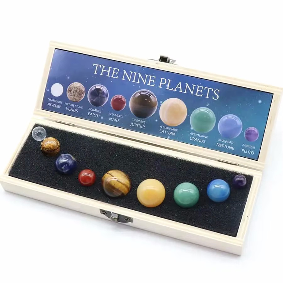 Solar System Model - 9-планетная Солнечная система, хрустальная сфера, набор