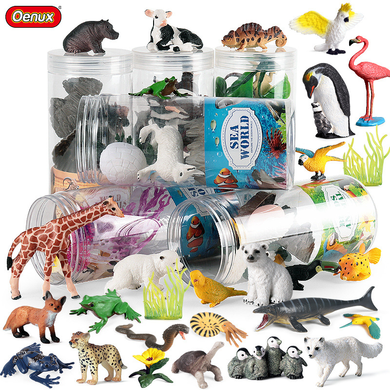 Kids Without Education - Oenux миниатюрный набор животных Wild Sealife