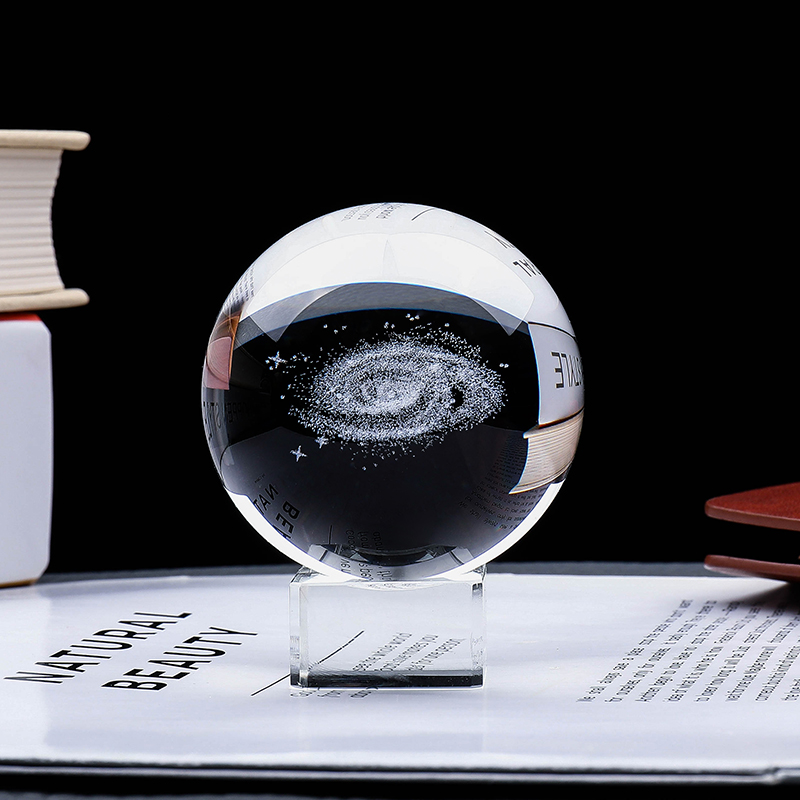 Solar System Model - 80 мм молочный путь Галактика хрустальный