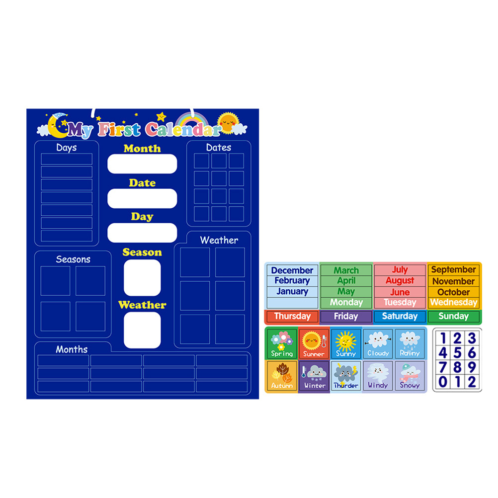 Детский магнитный календарь, е – обзор и цена Kids Education Planner