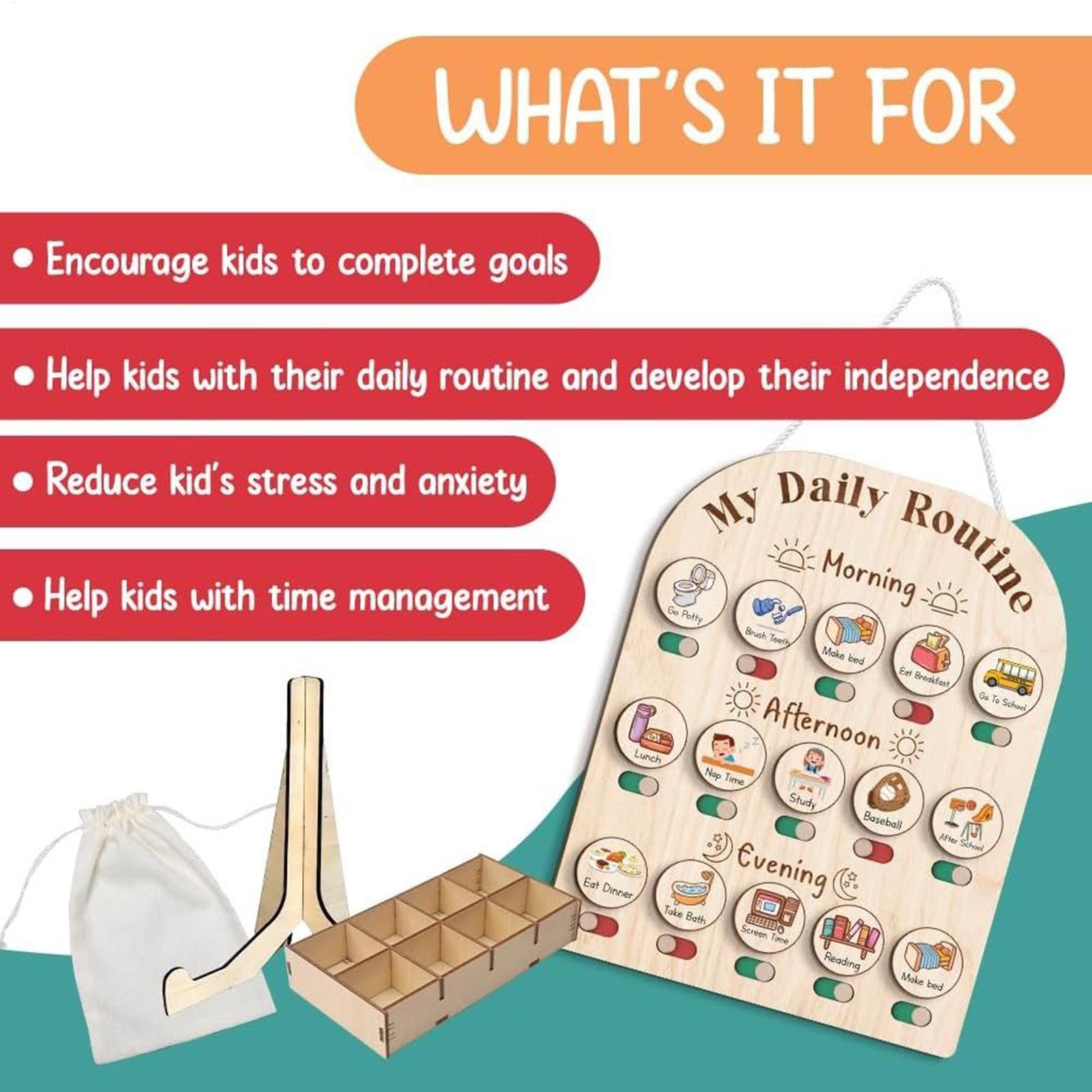 Детская ежедневная рутинная ди – обзор и цена Kids Education Planner