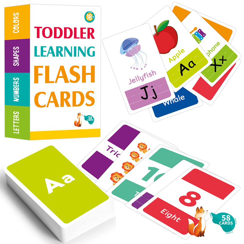 58 карточек для обучения англи – обзор и цена Flash Card Alphabet
